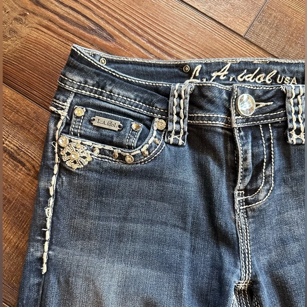 LA idol jeans size 3,  28/34 - Picture 6 of 6